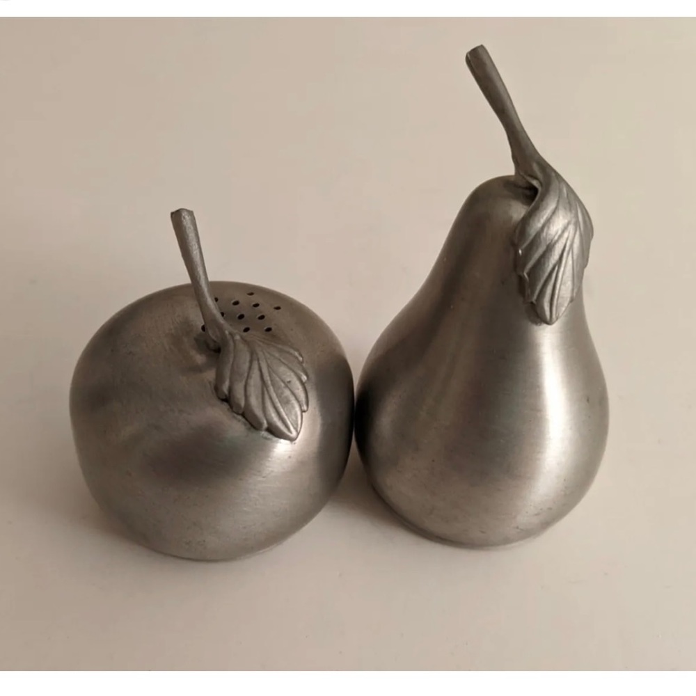 Vintage Web Pewter Salt and pepper shakers!